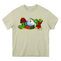 Mossy joy for christmas with snowman Heavy Core Tee - AdoDesignShop