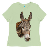 Matcha Andalusian Donkey Face Ladies Tee - LillyAllenDesigns
