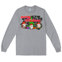 Heather Grey Merry Christmas - Gnome - Gnome Long Sleeve Tee - Bettercallsaul