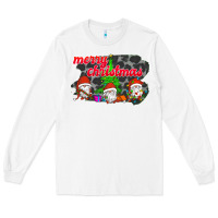 White Merry Christmas - Gnome - Gnome Long Sleeve Tee - Bettercallsaul