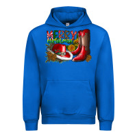 Cobalt cowboy merry christmas Urban Hoodie - CowhideDigitalArt