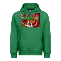 Emerald cowboy merry christmas Urban Hoodie - CowhideDigitalArt