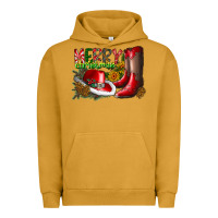 Pigment Peanut Butter cowboy merry christmas Urban Hoodie - CowhideDigitalArt