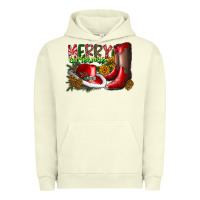 Cowboy Merry Christmas Urban Hoodie | Teevron