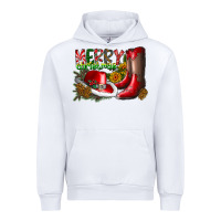 White cowboy merry christmas Urban Hoodie - CowhideDigitalArt