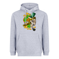 Heather Grey when you are dead inside but its st.patricks Heavyweight Hoodie - FaDigitalArtStudio