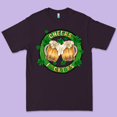 Cheers Fckers Premium Tee Designed By Maliassmallbusiness