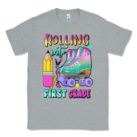 Heather Grey rolling into first grade Classic Tee - BundleAndBundleShop