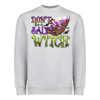 Heather Grey Don't Be a Salty Witch Heavyweight Sweatshirt - texasbilliewilder