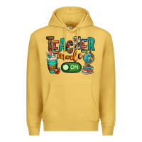 Antique Gold teacher mode on Premium Hoodie - OliviaCreatesArt