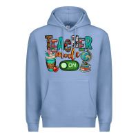 Colony Blue teacher mode on Premium Hoodie - OliviaCreatesArt