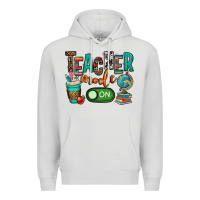 Dove Grey teacher mode on Premium Hoodie - OliviaCreatesArt