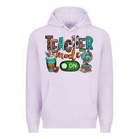 Lilac teacher mode on Premium Hoodie - OliviaCreatesArt
