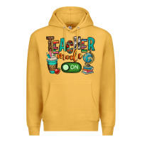 Mustard teacher mode on Premium Hoodie - OliviaCreatesArt