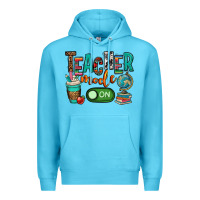 Ocean Blue teacher mode on Premium Hoodie - OliviaCreatesArt