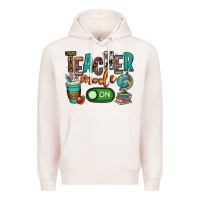 Pale Pink teacher mode on Premium Hoodie - OliviaCreatesArt