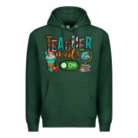 Sports Green teacher mode on Premium Hoodie - OliviaCreatesArt
