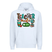 White teacher mode on Premium Hoodie - OliviaCreatesArt