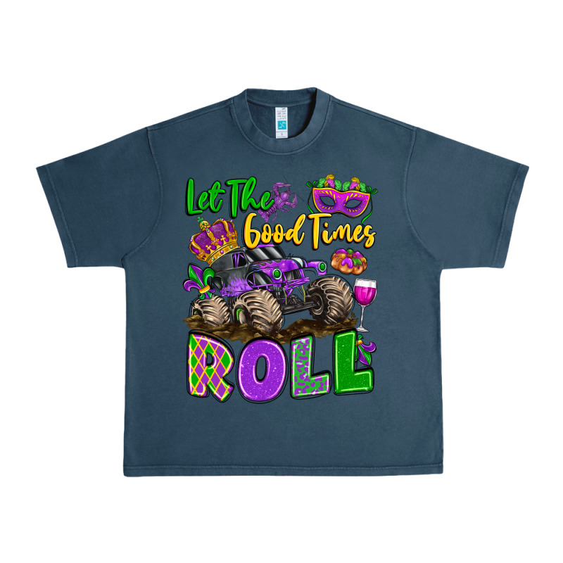 Let The Good Times Roll With Mardi Gras Monster Tr Urban Heavy Tee by LillyAllenDesigns | Teevron