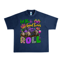 Navy let the good times roll with mardi gras monster tr Urban Heavy Tee - LillyAllenDesigns