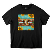 Hereford Cattle Mom Coaster Heavy Core Tee | Teevron