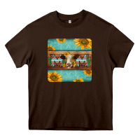 Chocolate Brown hereford cattle mom coaster Heavy Core Tee - Jasminsmagicworld