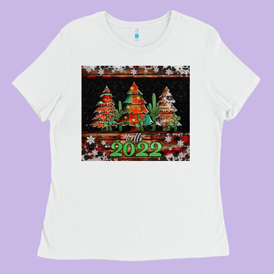 Hello 2022 Tumbler Ladies Tee Designed By Jasminsmagicworld
