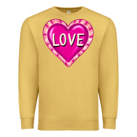 Antique Gold valentine's day hearts Premium Sweatshirt - FaDigitalArtStudio