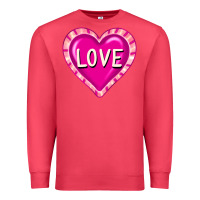 Cardinal valentine's day hearts Premium Sweatshirt - FaDigitalArtStudio