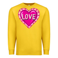Lemon valentine's day hearts Premium Sweatshirt - FaDigitalArtStudio