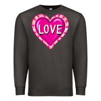 Smoke valentine's day hearts Premium Sweatshirt - FaDigitalArtStudio