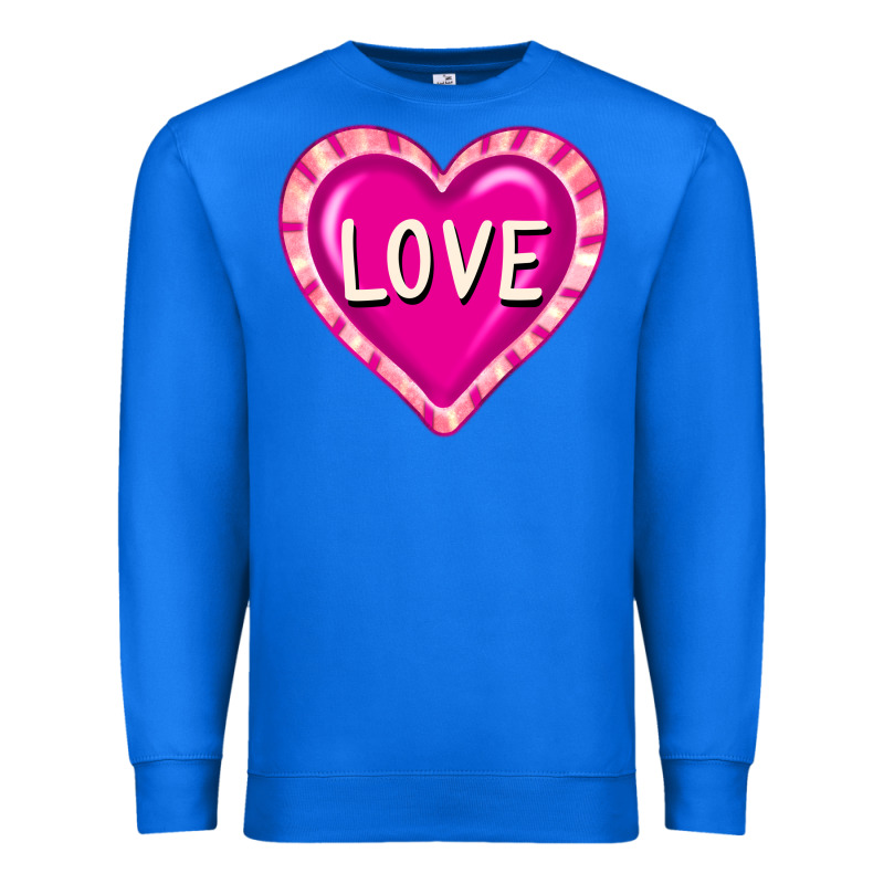 Valentine's Day Hearts Premium Sweatshirt by FaDigitalArtStudio | Teevron