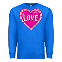 True Royal valentine's day hearts Premium Sweatshirt - FaDigitalArtStudio
