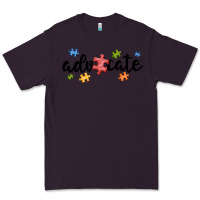 Plum advocate autism Premium Tee - MaliasSmallBusiness