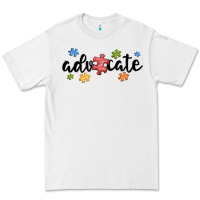 White advocate autism Premium Tee - MaliasSmallBusiness