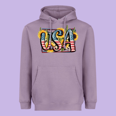Usa 4th Of July Heavyweight Hoodie Designed By Fadigitalartstudio
