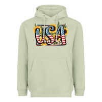 Matcha USA 4th of July Heavyweight Hoodie - FaDigitalArtStudio