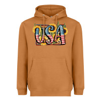 Meerkat USA 4th of July Heavyweight Hoodie - FaDigitalArtStudio