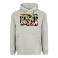 Moon Dust USA 4th of July Heavyweight Hoodie - FaDigitalArtStudio