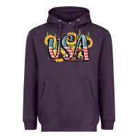 Plum USA 4th of July Heavyweight Hoodie - FaDigitalArtStudio