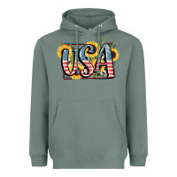 Sage USA 4th of July Heavyweight Hoodie - FaDigitalArtStudio