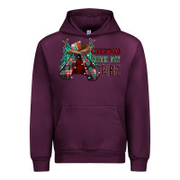 Mauve Wine Christmas with tribe Urban Hoodie - CowhideDigitalArt