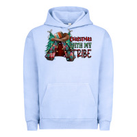 Pigment Grape Ice Christmas with tribe Urban Hoodie - CowhideDigitalArt