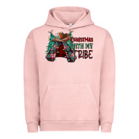 Pigment Salmon Christmas with tribe Urban Hoodie - CowhideDigitalArt