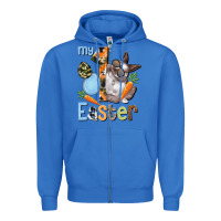True Royal My first Easter Boy Easter Day Zipper Hoodie - HowdyJamesFarm