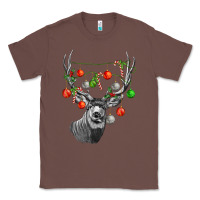 Chestnut Mule deer with Classic Tee - LillyAllenDesigns