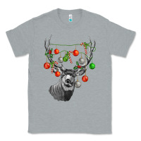Heather Grey Mule deer with Classic Tee - LillyAllenDesigns