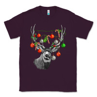 Plum Mule deer with Classic Tee - LillyAllenDesigns
