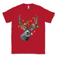 Red Mule deer with Classic Tee - LillyAllenDesigns