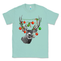 Seafoam Mule deer with Classic Tee - LillyAllenDesigns